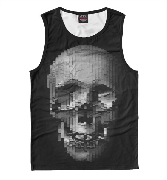 Майка для мальчика с изображением Cool skull цвета Белый