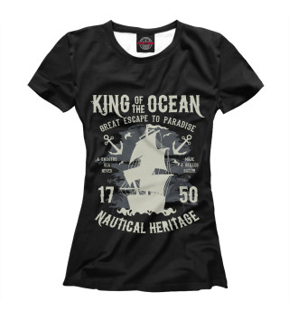 Женская футболка Король океана