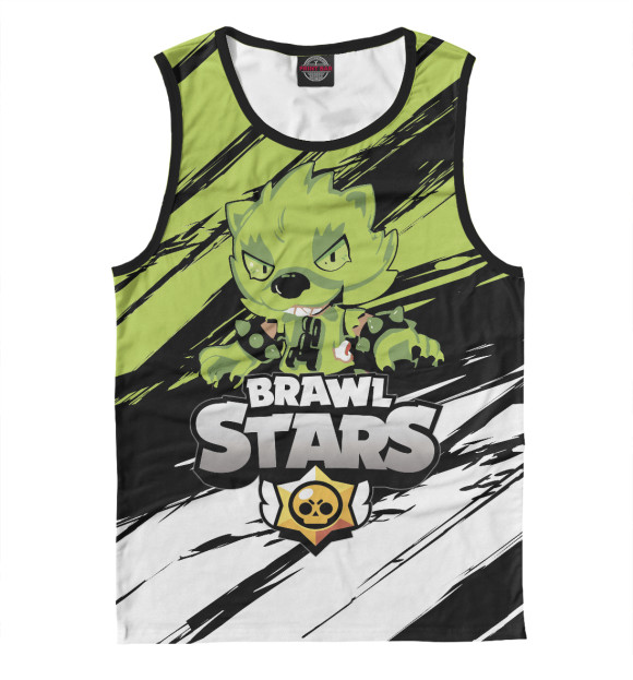 Майка для мальчика с изображением Brawl Stars цвета Белый