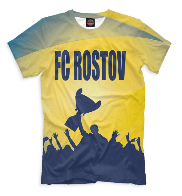 Футболка для мальчиков с изображением ФК Ростов цвета Белый