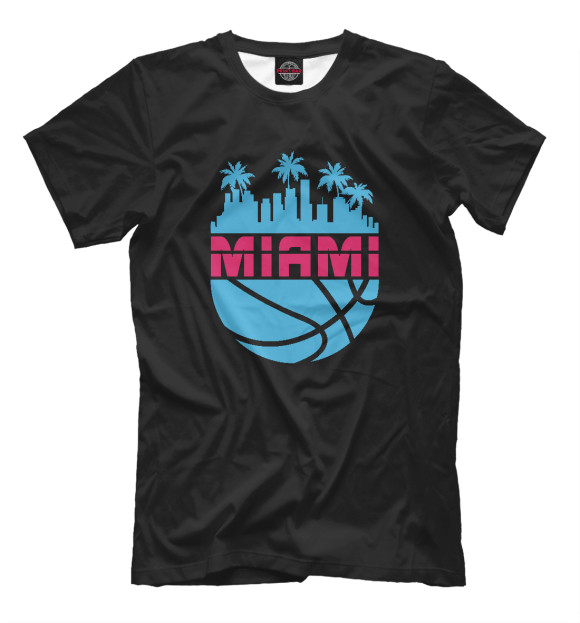 Футболка для мальчиков с изображением Miami Basketball цвета Белый