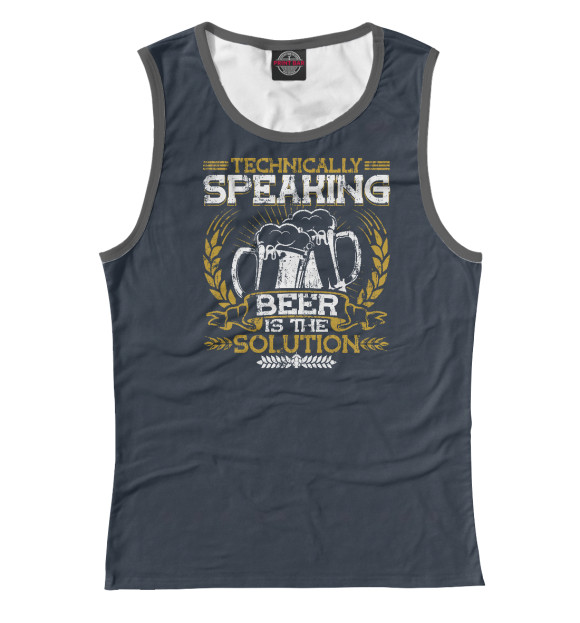 Майка для девочки с изображением Home Brewing Craft Beer цвета Белый