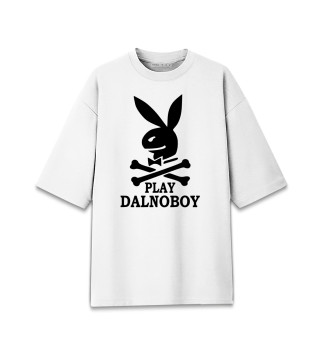 Женская футболка оверсайз Play dalnoboy