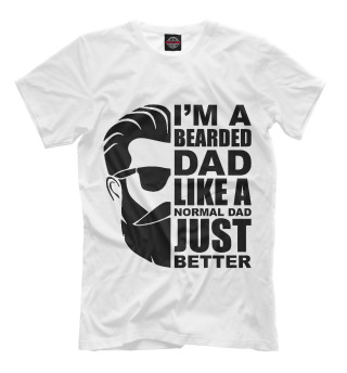 Мужская футболка Бородатый папа