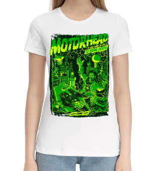Хлопковая футболка для девочек Motorhead