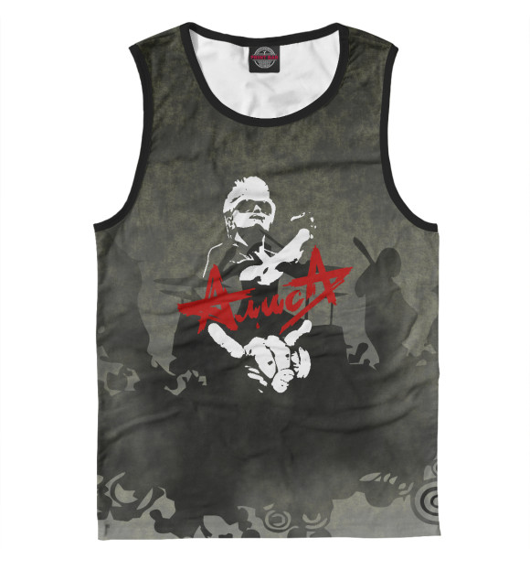 Майка для мальчика с изображением Алиса цвета Белый