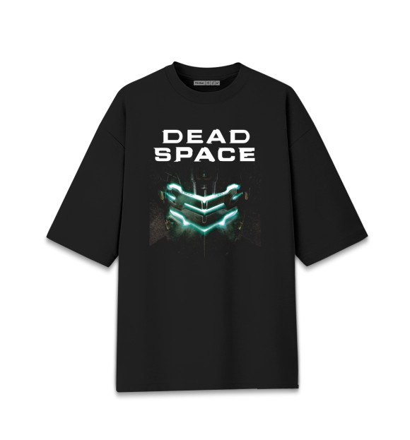 Мужская футболка оверсайз с изображением Dead Space цвета Черный