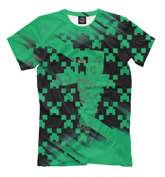 Футболка для мальчиков с изображением Minecraft цвета Белый