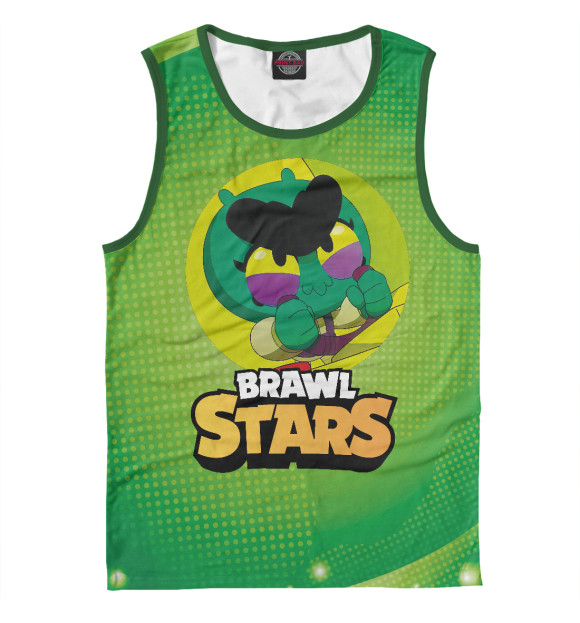 Майка для мальчика с изображением Brawl Stars Eve Ева цвета Белый