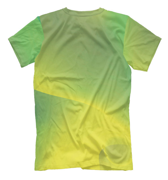 Мужская футболка с изображением Rayman green цвета Белый