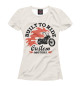 Женская футболка Мотоцикл