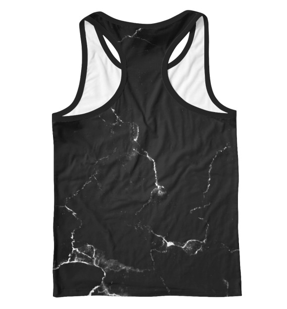 Мужская майка-борцовка с изображением Обидеть Никиту может каждый (черный фон) цвета Белый