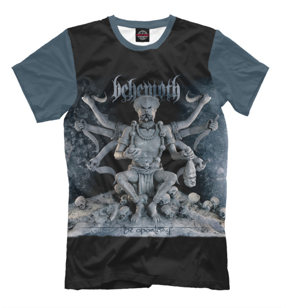 Футболка для мальчиков с изображением Behemoth цвета Белый