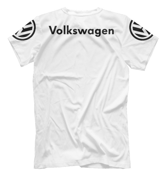 Футболка для мальчиков с изображением Volkswagen цвета Белый