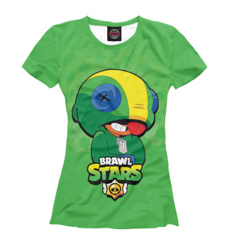 Женская футболка Leon Green - Brawl Stars