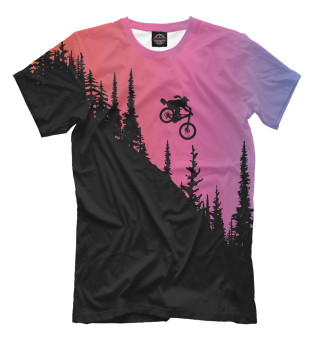 Мужская футболка Downhill Rider