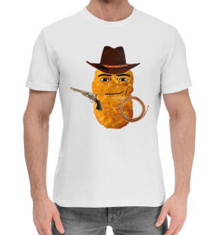 Мужская хлопковая футболка Cowboy Nuggets