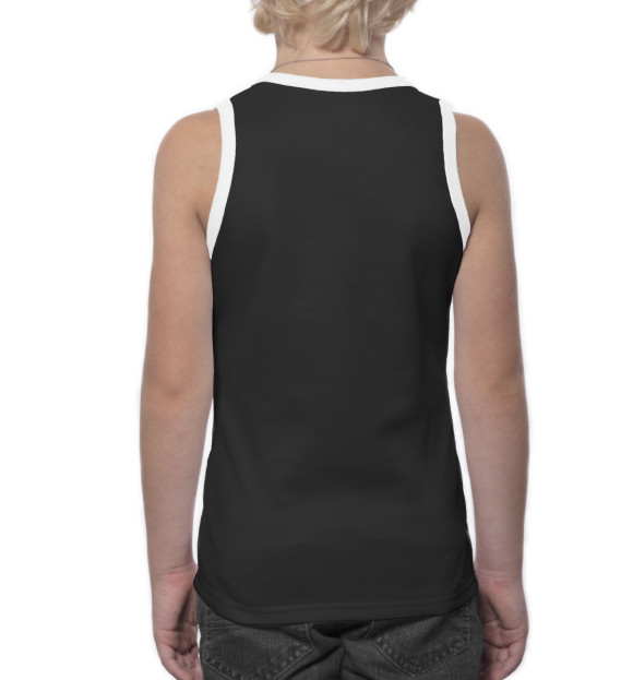 Майка для мальчика с изображением Руслан СМН цвета Белый