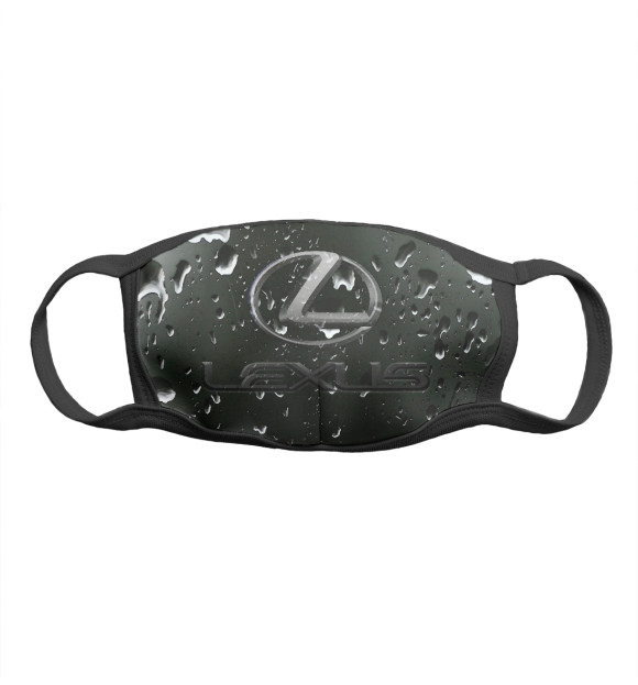 Маска тканевая с изображением Lexus / Лексус цвета Белый