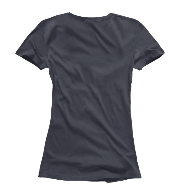 Женская футболка с изображением Spinner цвета Белый