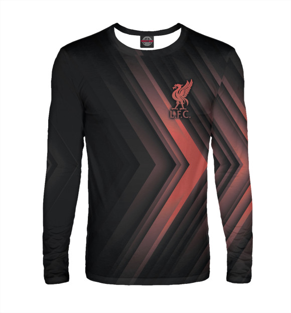 Мужской лонгслив с изображением Liverpool F.C. цвета Белый