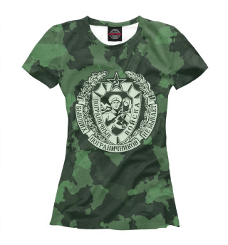 Женская футболка Пограничные Войска