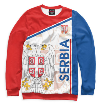 Женский свитшот Serbia