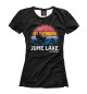 Женская футболка June Lake California