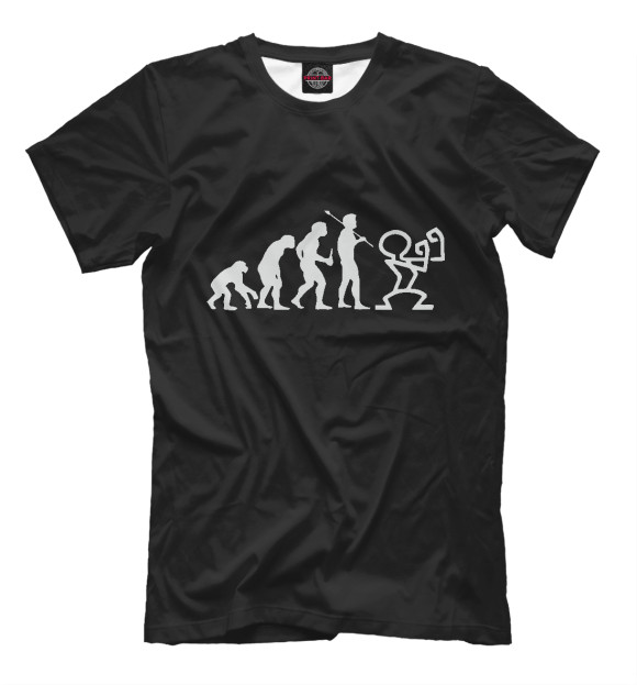 Мужская футболка с изображением Conor Evolution цвета Белый