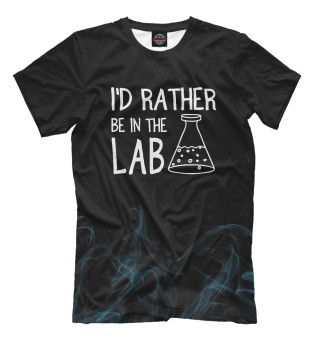 Футболка для мальчиков I'd Be In The Lab