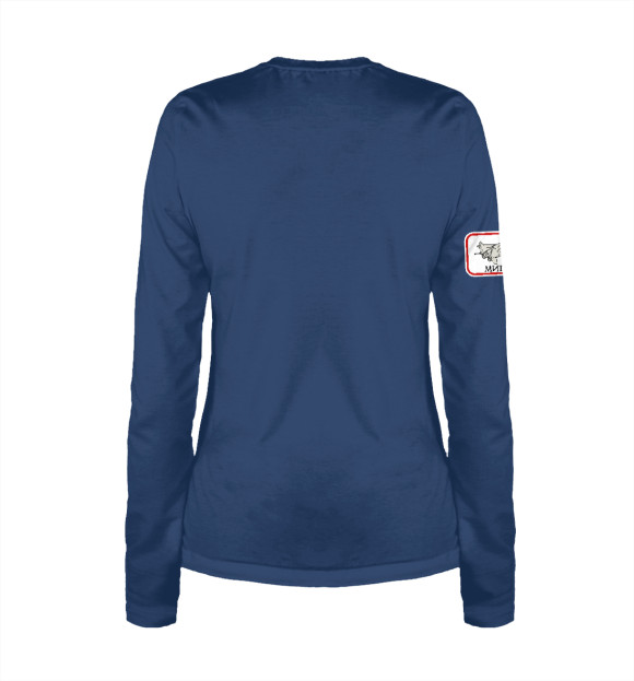 Женский лонгслив с изображением ВВС Югославии - эскадрилья ВИТЯЗИ цвета Белый