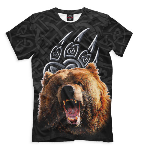 футболки print bar обережный медведь на удачу Футболки Print Bar Медведь