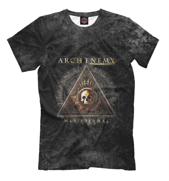 Футболка для мальчиков с изображением Arch Enemy цвета Белый