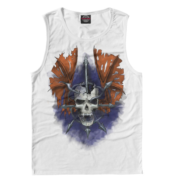 Мужская майка с изображением Ave Dominus Nox цвета Белый