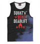 Майка для мальчика Squat Bench Deadlift Gym