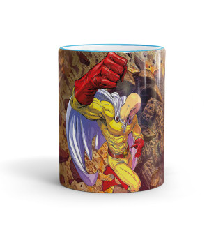 Кружка One-Punch Man сайтама удар