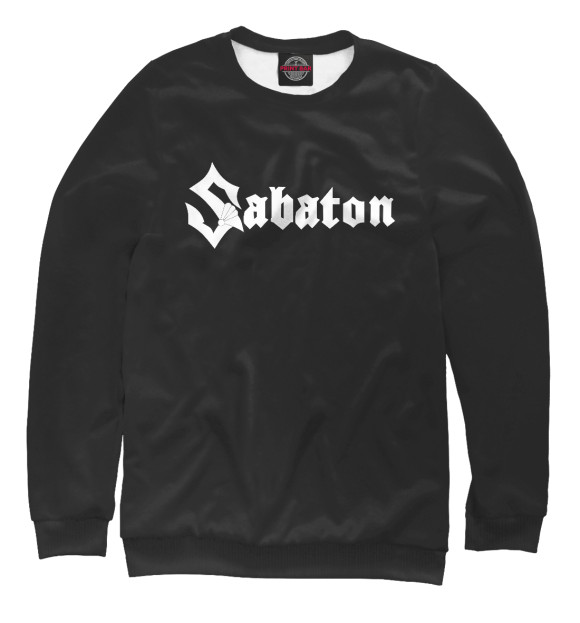 Свитшот для мальчиков с изображением Sabaton цвета Белый