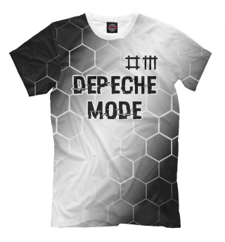 Мужская футболка Depeche Mode Glitch Light (градиент)