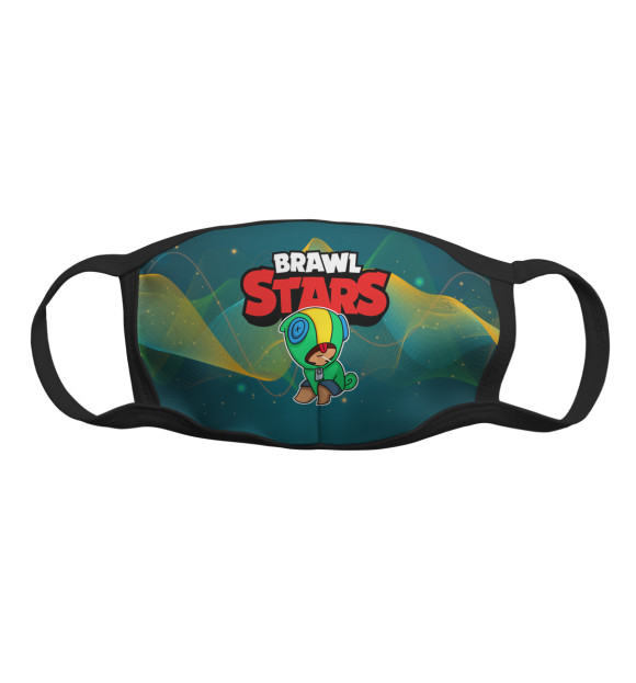 Маска тканевая с изображением Brawl Stars цвета Белый