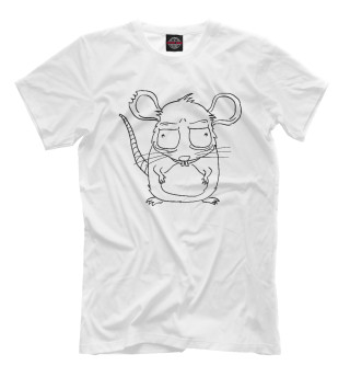Мужская футболка Безумная мышь