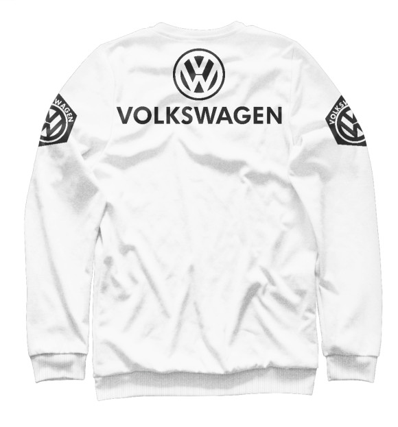 Мужской свитшот с изображением Volkswagen цвета Белый