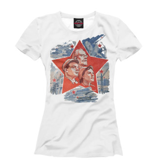Женская футболка Маяки коммунизма