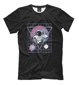 Футболка для мальчиков Vaporwave astronaut