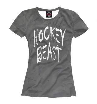 Женская футболка Hockey Beast