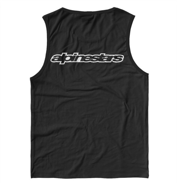 Майка для мальчика с изображением Alpinestars цвета Белый