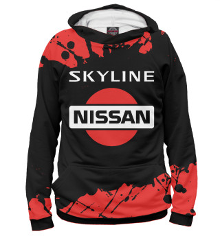 Женское худи Nissan Skyline - Брызги