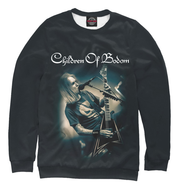 Женский свитшот с изображением Children of Bodom цвета Белый