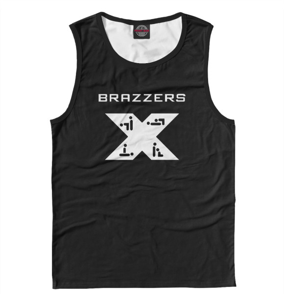 Майка для мальчика с изображением Brazzers цвета Белый
