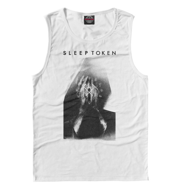 Майка для мальчика с изображением Sleep Token цвета Белый