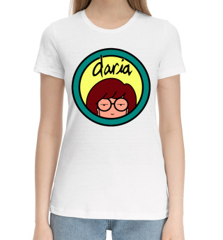 Хлопковая футболка для девочек Daria